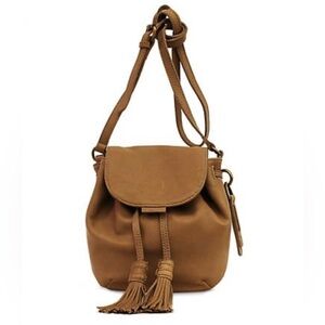 Lucky brown Jordan Leather Crossbody